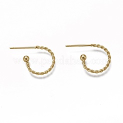 304 Stainless Steel Stud Earring Findings&nbsp;STAS-L252-001G