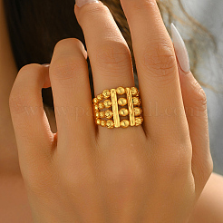 Hollow Geometric Adjustable Brass Finger Rings for Women&nbsp;KQ6993