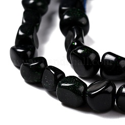 Synthetic Green Goldstone Beads Strands&nbsp;G-G018-15