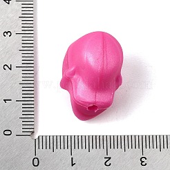 死者の日＆ハロウィン 3Dシリコンビーズ  焦点ビーズ  砂糖の頭蓋骨  ミックスカラー  21.5x16.5x20.5mm  穴：3mm&nbsp;SL-CBA7785-02