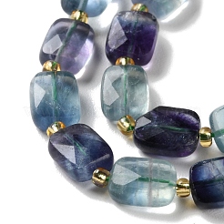 Natural Colorful Fluorite Beads Strands&nbsp;G-H061-A11-01