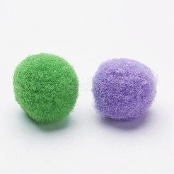 DIY Doll Craft Polyester High-elastic Pom Pom Ball&nbsp;FIND-WH0001-12mm