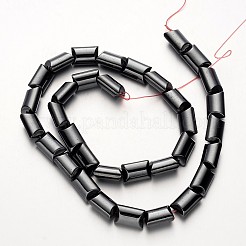 非磁性合成ヘマタイトビーズ連売り  長方形  原色  12x8x6mm  穴：1mm  約35個/連  15.7インチ&nbsp;G-F300-02-09
