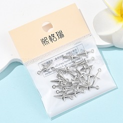 シーグレース真鍮製スターチャーム  カドミウムフリー＆ニッケルフリー＆鉛フリー  18KGP本金メッキ  14x6x2.5mm  穴：1~1.2mm&nbsp;XGR0167P-104P