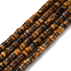 Natural Tiger Eye Beads Strands&nbsp;G-Z110-A34-2x4mm-02