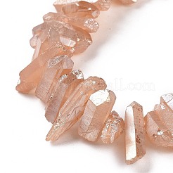 Natural Quartz Crystal Points Beads Strands&nbsp;G-K181-B26