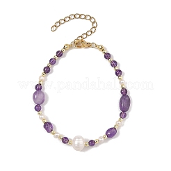 Natural Mixed Gemstone Beaded Bracelets for Women&nbsp;BJEW-JB14350