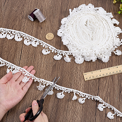 Polycotton Lace Ribbon&nbsp;OCOR-WH0105-191