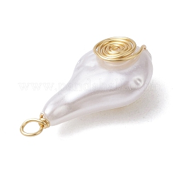 ABS Plastic Imitation Pearl Pendants&nbsp;PALLOY-JF02600-02