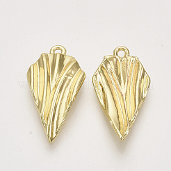合金ペンダント  葉  ライトゴールド  23.5x13x3mm  穴：1.4mm&nbsp;PALLOY-S121-177