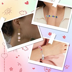 手作りランプワークビーズ  花の丸  ミックスカラー  12mm  穴：1.8mm&nbsp;LAMP-SZ0001-43B-01