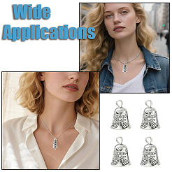 20Pcs Tibetan Style Alloy Bell Pendants&nbsp;FIND-YW0010-58