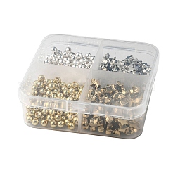500Pcs 4 Style Iron & CCB & ABS Plastic Spacer Beads&nbsp;DIY-YW0006-96