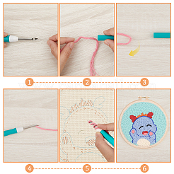 Punch Needle Embroidery Starter Kits for Beginners&nbsp;EMBR-WH20816-001B