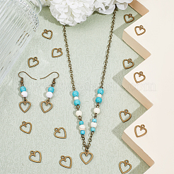 100Pcs Tibetan Style Alloy Charms&nbsp;FIND-SC0012-39AB