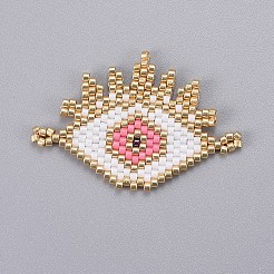 Handmade Japanese Seed Beads Links&nbsp;SEED-P003-13C