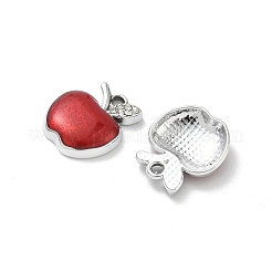 Alloy Enamel Rhinestone Pendants&nbsp;FIND-L024-16P