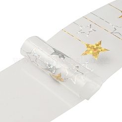 ペットテープ  スター  ゴールドライン入り  カラフル  30mm&nbsp;AJEW-D309-03E