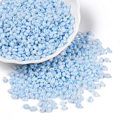 Opaque Colours Luster Glass Seed Beads&nbsp;SEED-T006-02B