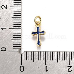 Brass Enamel Charms&nbsp;KK-C106-04G-06
