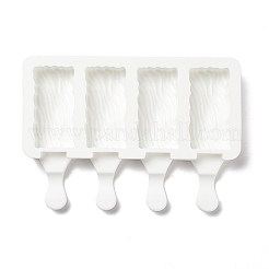 Food Grade DIY Rectangle Ice-cream Silicone Molds&nbsp;LS-DIY-D062-02B