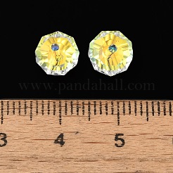 透明なガラスビーズを電気  多面カット  ABカラー  ロンデル  クリアAB  7.5x4.5mm  穴：1.2mm&nbsp;EGLA-P061-06A-AB05