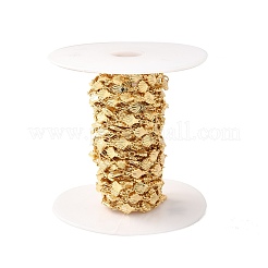 Rack Plating Brass Oval & Shell Link Chains&nbsp;CHC-I040-13G