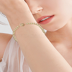 2Pcs 2 Colors Brass Chain Bracelet Making&nbsp;KK-LP0001-99