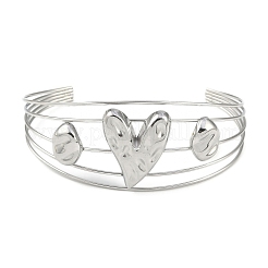 Non-Tarnish 304 Stainless Steel Hollow Open Cuff Bangles&nbsp;BJEW-Q348-03P-08