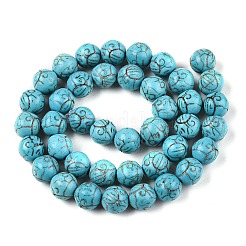 Synthetic Turquoise Beads Strands&nbsp;UNKW-T001-01A