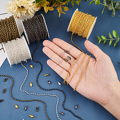 Soldered Iron Ball Chains Jewelry Making Finding Kit&nbsp;DIY-PH0008-27