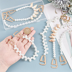 Glass Pearl Beaded Shoe Decoration Chain&nbsp;FIND-GO00007
