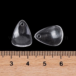 透明なアクリルパーツ  葉  透明  17.5x12.5x3.5mm  穴：1.5mm  約1666個/500g&nbsp;TACR-G050-01D