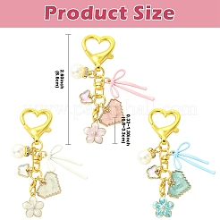 Alloy Enamel Pendant Decorations&nbsp;HJEW-YW00282-01