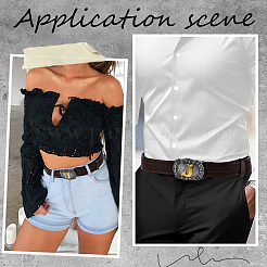 PU Leather Corset Belts with Alloy Clasps&nbsp;AJEW-WH20018-135