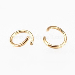 304 Stainless Steel Open Jump Rings&nbsp;STAS-P204-04G