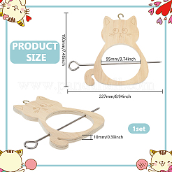 Wooden Bird Feeder&nbsp;AJEW-FG0004-81B