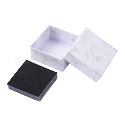 Square Kraft Cardboard Jewelry Boxes&nbsp;AJEW-CJ0001-19