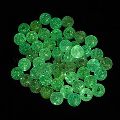 Luminous Transparent Acrylic Beads&nbsp;LACR-S001-13-8mm