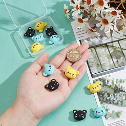 12Pcs 3 Colors Silicone Focal Beads&nbsp;SIL-NB0001-44