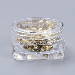 ホイルフレーク  diyの金箔フレーク  エポキシジュエリーアクセサリーフィラー用  ミックスカラー  箱：2.9x1.6センチメートル&nbsp;X-DIY-E032-02