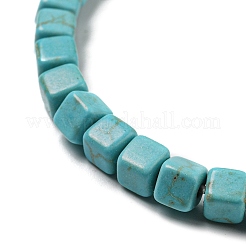 Dyed Synthetic Turquoise Beads Strands&nbsp;G-G075-B02-03