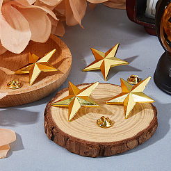 4Pcs Star Alloy Lapel Pin Backs for Backpack Clothes&nbsp;JEWB-FH0002-76
