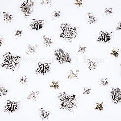 108Pcs 9 Style Tibetan Style Alloy Pendants&nbsp;FIND-CA0005-97