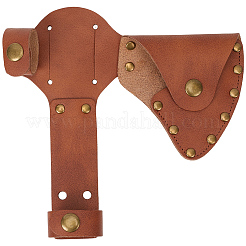 Cowhide Waist-belt Axe Sheath&nbsp;AJEW-WH20128-063
