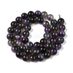 Dyed Natural White Jade Beads Strands&nbsp;G-T138-8mm-210-3