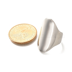 304 Stainless Steel Wide Open Cuff Rings for Unisex&nbsp;RJEW-R010-01S