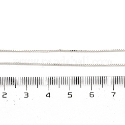 Brass Box Chain Necklaces for Women&nbsp;NJEW-G160-17S