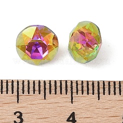 Glass Rhinestone Cabochons&nbsp;RGLA-L029-09B-VRLA
