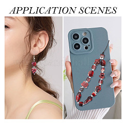 125G Gradient Color Transparent Glass Beads&nbsp;GLAA-TA0003-58D